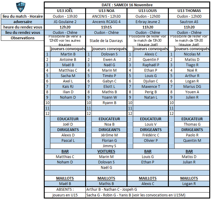 Convocations 16-11-2024